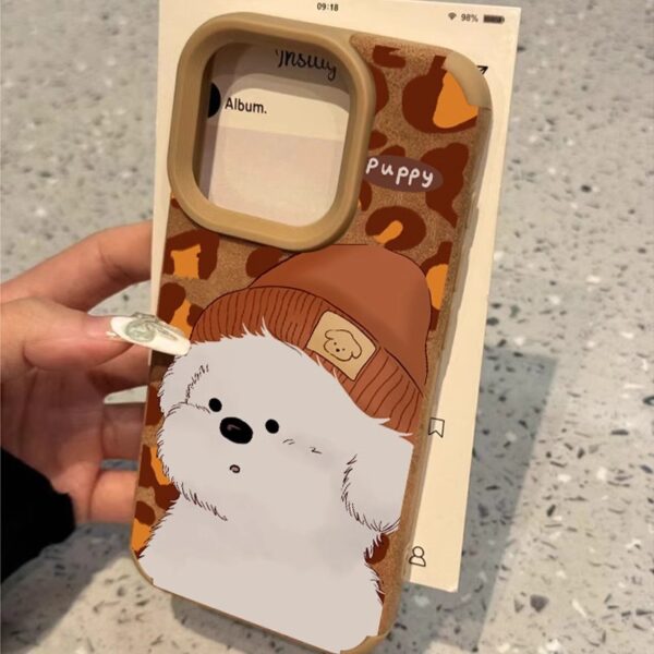 White Dog iPhone Case - Image 2