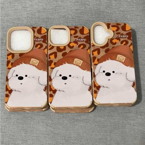 White Dog iPhone Case - Image 5