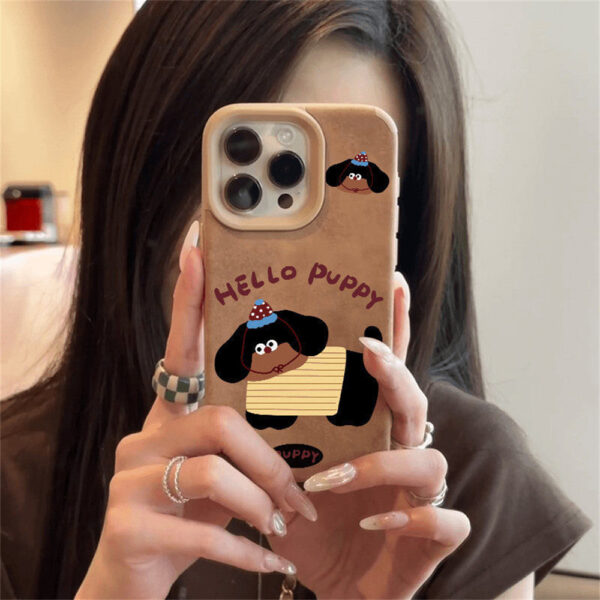 Cap Puppy iPhone Case - Image 3