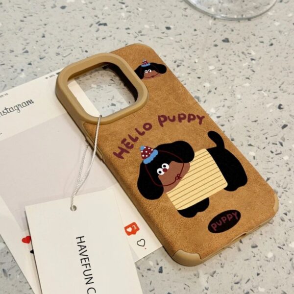 Cap Puppy iPhone Case - Image 4