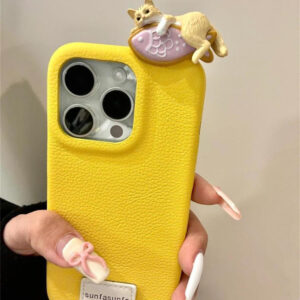 Yellow Cat iPhone Case